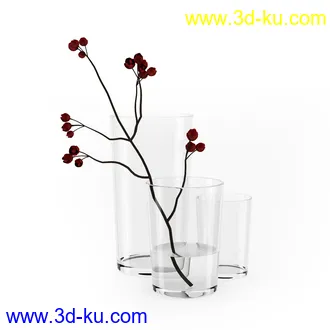 家庭日常物品,蜡烛,烛台,镜子,饰品,酒瓶,餐具,收纳盒,礼品袋,厨具,刀叉,计重器,保温瓶,碗碟,盛具等70个模型的图片