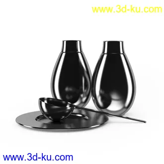 家庭日常物品,蜡烛,烛台,镜子,饰品,酒瓶,餐具,收纳盒,礼品袋,厨具,刀叉,计重器,保温瓶,碗碟,盛具等70个模型的图片45