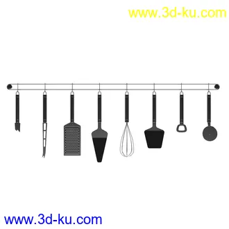 家庭日常物品,蜡烛,烛台,镜子,饰品,酒瓶,餐具,收纳盒,礼品袋,厨具,刀叉,计重器,保温瓶,碗碟,盛具等70个模型的图片52