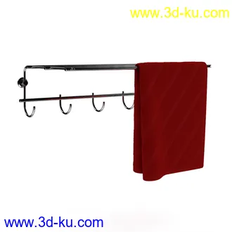 卫生间物品,浴室物品,洗脸盆,马桶,沐浴间,卷纸,毛巾,衣架,挂勾,牙刷,香皂,水龙头,沐浴露,浴缸模型70个的图片55