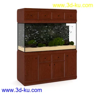 玻璃容器,鱼缸,玻璃槽,金鱼缸,盛具,玻璃瓶等模型15个的图片