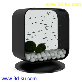 玻璃容器,鱼缸,玻璃槽,金鱼缸,盛具,玻璃瓶等模型15个的图片