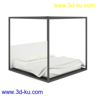 卧室家具,大床,双人床,被子,衣柜,榻,等模型30个的图片