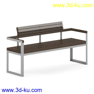 街道设施,公共物品,石椅,长椅,圆形椅子,垃圾桶,灯柱,街灯,路灯,防护栏,格子地面,围栏等模型41个的图片13