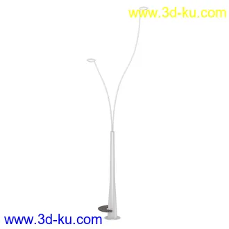 街道设施,公共物品,石椅,长椅,圆形椅子,垃圾桶,灯柱,街灯,路灯,防护栏,格子地面,围栏等模型41个的图片21