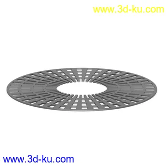 街道设施,公共物品,石椅,长椅,圆形椅子,垃圾桶,灯柱,街灯,路灯,防护栏,格子地面,围栏等模型41个的图片31