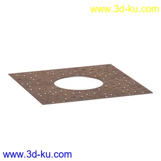 街道设施,公共物品,石椅,长椅,圆形椅子,垃圾桶,灯柱,街灯,路灯,防护栏,格子地面,围栏等模型41个的图片32