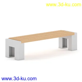 街道设施,公共物品,石椅,长椅,圆形椅子,垃圾桶,灯柱,街灯,路灯,防护栏,格子地面,围栏等模型41个的图片35