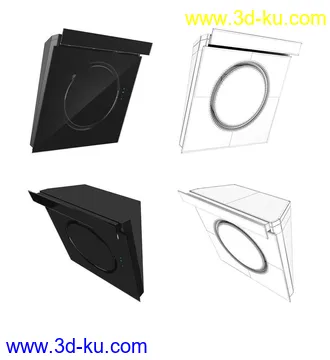 厨房设备,厨房电器,吊灯,抽油烟机,电磁炉,扫地机,洗地机,烤箱,烘焙机,消毒碗柜,冰柜,洗碗槽等模型25个的图片