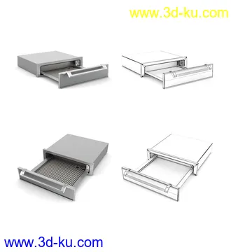 厨房设备,厨房电器,吊灯,抽油烟机,电磁炉,扫地机,洗地机,烤箱,烘焙机,消毒碗柜,冰柜,洗碗槽等模型25个的图片11