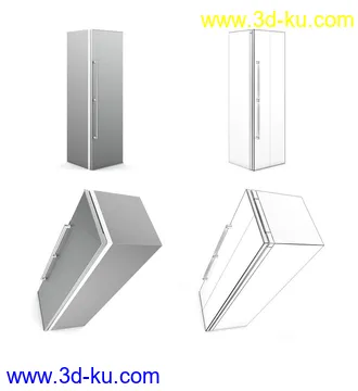 厨房设备,厨房电器,吊灯,抽油烟机,电磁炉,扫地机,洗地机,烤箱,烘焙机,消毒碗柜,冰柜,洗碗槽等模型25个的图片17