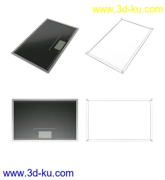 厨房设备,厨房电器,吊灯,抽油烟机,电磁炉,扫地机,洗地机,烤箱,烘焙机,消毒碗柜,冰柜,洗碗槽等模型25个的图片23