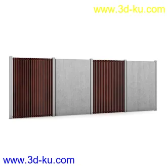 栅栏,篱笆,围栏,屏风,竹帘,窗帘,石围栏,铁围栏等模型30个的图片