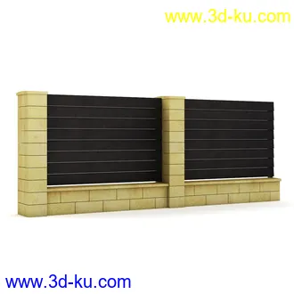 栅栏,篱笆,围栏,屏风,竹帘,窗帘,石围栏,铁围栏等模型30个的图片