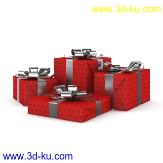 圣诞节物品,花环,彩带,圣诞饰品,圣诞树,铃铛,礼物合,巧克力,蜡烛,圣诞挂饰,装饰品等模型30个的图片6