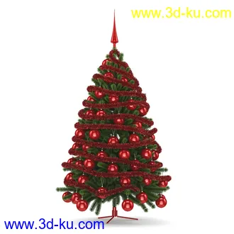 圣诞节物品,花环,彩带,圣诞饰品,圣诞树,铃铛,礼物合,巧克力,蜡烛,圣诞挂饰,装饰品等模型30个的图片20