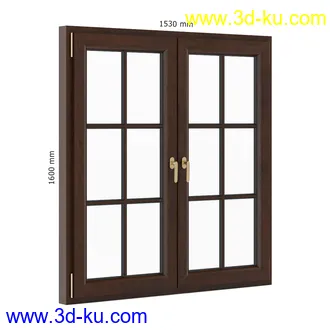 窗户模型合集,单门窗户,双门窗户,扒拉式窗户,木窗户,铁窗户,不锈钢窗户,平开窗,悬窗,固定窗等模型50个的图片