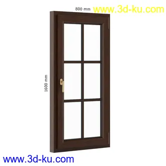 窗户模型合集,单门窗户,双门窗户,扒拉式窗户,木窗户,铁窗户,不锈钢窗户,平开窗,悬窗,固定窗等模型50个的图片