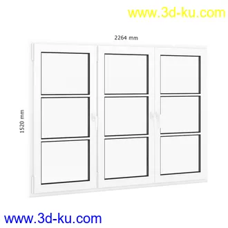 窗户模型合集,单门窗户,双门窗户,扒拉式窗户,木窗户,铁窗户,不锈钢窗户,平开窗,悬窗,固定窗等模型50个的图片