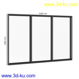 窗户模型合集,单门窗户,双门窗户,扒拉式窗户,木窗户,铁窗户,不锈钢窗户,平开窗,悬窗,固定窗等模型50个的图片