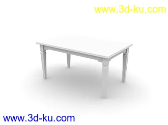 桌子模型合集共17个的图片