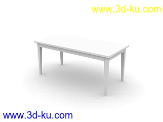 桌子模型合集共17个的图片