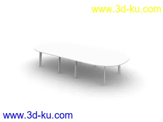 桌子模型合集共17个的图片