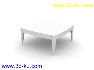 桌子模型合集共17个的图片