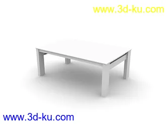 桌子模型合集共17个的图片