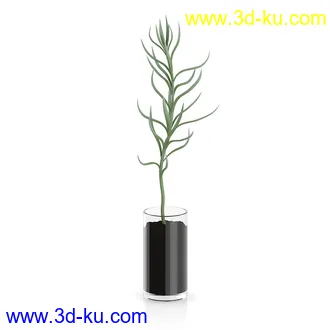 植物模型合集,盆景,盆栽,花草,花盆,各类植物模型共30个的图片26