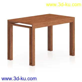 木制家具合集,木椅,木凳,吊椅,桌子,摇椅等家具模型40个的图片39