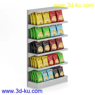 超市设施模型,货架,商品,衣服,水果,蔬菜,小推车,手拉车,冰柜,衣架等模型25个的图片20