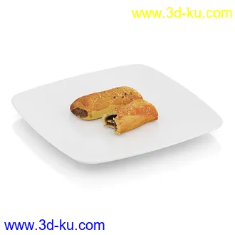 食物模型合集,面包,点心,饼干,夹心饼,香蕉,橙子,苹果,猕猴桃,披萨,香肠,肉干,奶酪,肉夹馍等物品模型81个的图片4