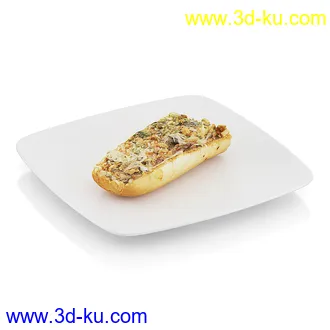 食物模型合集,面包,点心,饼干,夹心饼,香蕉,橙子,苹果,猕猴桃,披萨,香肠,肉干,奶酪,肉夹馍等物品模型81个的图片10