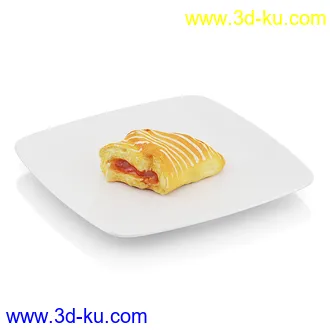 食物模型合集,面包,点心,饼干,夹心饼,香蕉,橙子,苹果,猕猴桃,披萨,香肠,肉干,奶酪,肉夹馍等物品模型81个的图片21