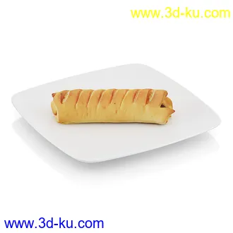 食物模型合集,面包,点心,饼干,夹心饼,香蕉,橙子,苹果,猕猴桃,披萨,香肠,肉干,奶酪,肉夹馍等物品模型81个的图片