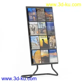 超市货物模型,百货,零售商品,日用商品,水果,面包,书籍,货架,冷饮,收银台,不锈钢栏杆,购物篮子等模型31个的图片12