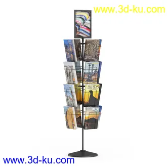 超市货物模型,百货,零售商品,日用商品,水果,面包,书籍,货架,冷饮,收银台,不锈钢栏杆,购物篮子等模型31个的图片14