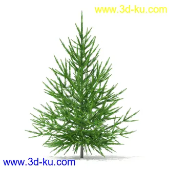 树木模型合集,各种树模型共41个的图片