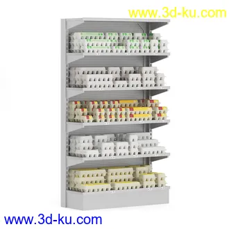 超市物品模型,瓶装商品,衣服,水果,衣服模特,鞋子,面包,计价器,收银台,商品牌子,收银机等模型26个的图片