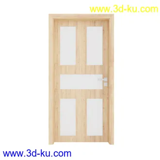 门模型合集,门框,木门,铁门,办公室门,卧室门,不锈钢门,玻璃门,推拉门等模型101个的图片69