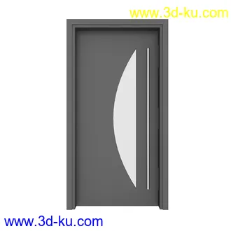 门模型合集,门框,木门,铁门,办公室门,卧室门,不锈钢门,玻璃门,推拉门等模型101个的图片70