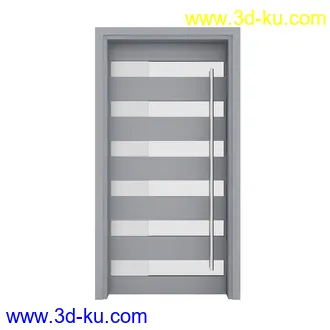 门模型合集,门框,木门,铁门,办公室门,卧室门,不锈钢门,玻璃门,推拉门等模型101个的图片73