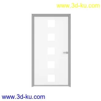 门模型合集,门框,木门,铁门,办公室门,卧室门,不锈钢门,玻璃门,推拉门等模型101个的图片86