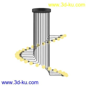 灯模型,吊灯,台灯,床头灯,挂壁灯等模型30个的图片