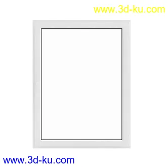 窗模型合集,一格窗,两格窗,四格窗,平开窗,推拉窗,悬窗,立转窗,铝合金窗,天窗等模型51个的图片2