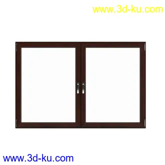 窗模型合集,一格窗,两格窗,四格窗,平开窗,推拉窗,悬窗,立转窗,铝合金窗,天窗等模型51个的图片9