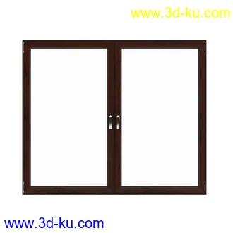 窗模型合集,一格窗,两格窗,四格窗,平开窗,推拉窗,悬窗,立转窗,铝合金窗,天窗等模型51个的图片10