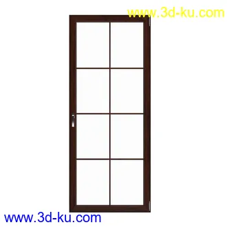 窗模型合集,一格窗,两格窗,四格窗,平开窗,推拉窗,悬窗,立转窗,铝合金窗,天窗等模型51个的图片18