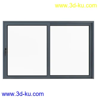 窗模型合集,一格窗,两格窗,四格窗,平开窗,推拉窗,悬窗,立转窗,铝合金窗,天窗等模型51个的图片39